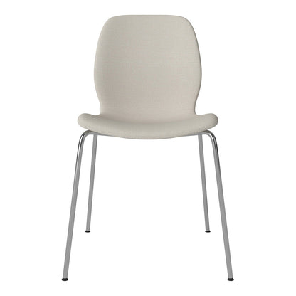 Chaise de salle à manger Seed - Rembourrée - Base chromée