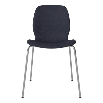 Chaise de salle à manger Seed - Rembourrée - Base chromée