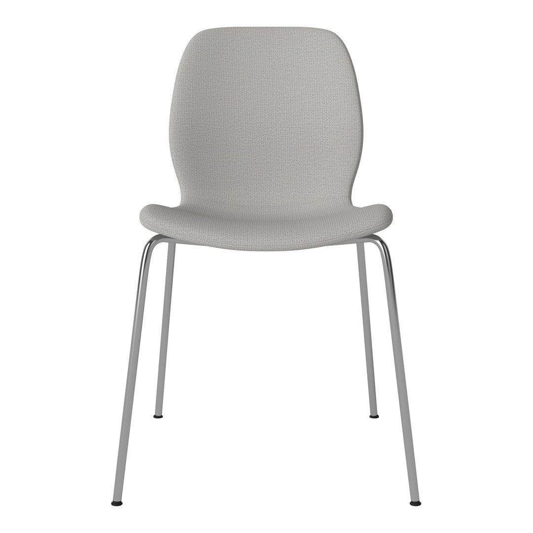 Chaise de salle à manger Seed - Rembourrée - Base chromée