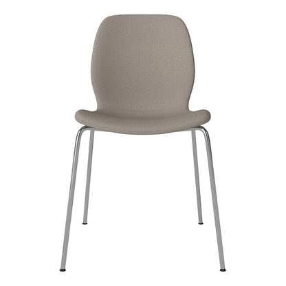Chaise de salle à manger Seed - Rembourrée - Base chromée