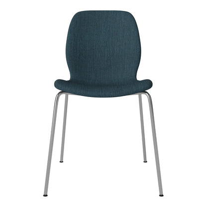 Chaise de salle à manger Seed - Rembourrée - Base chromée