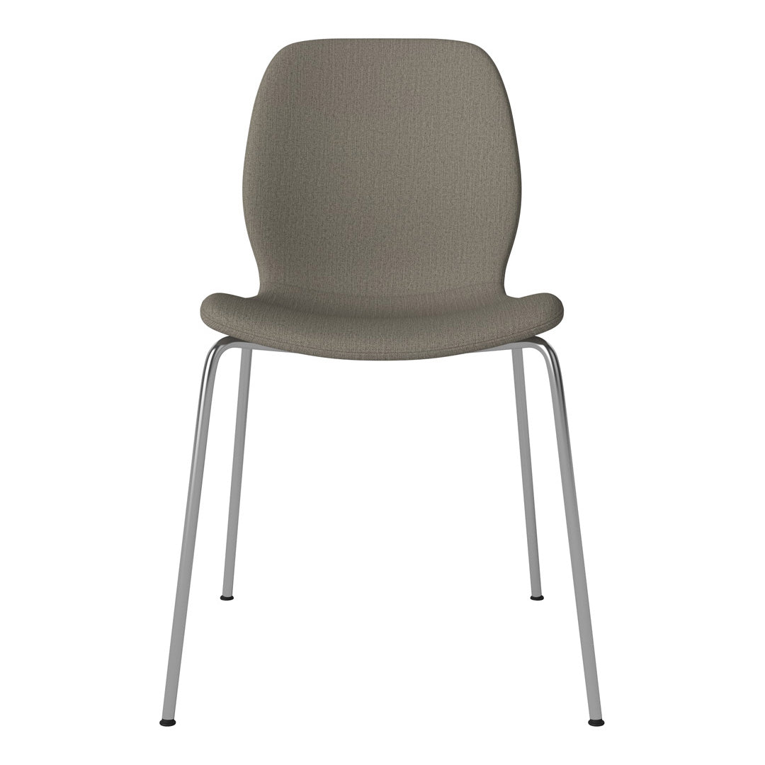 Chaise de salle à manger Seed - Rembourrée - Base chromée