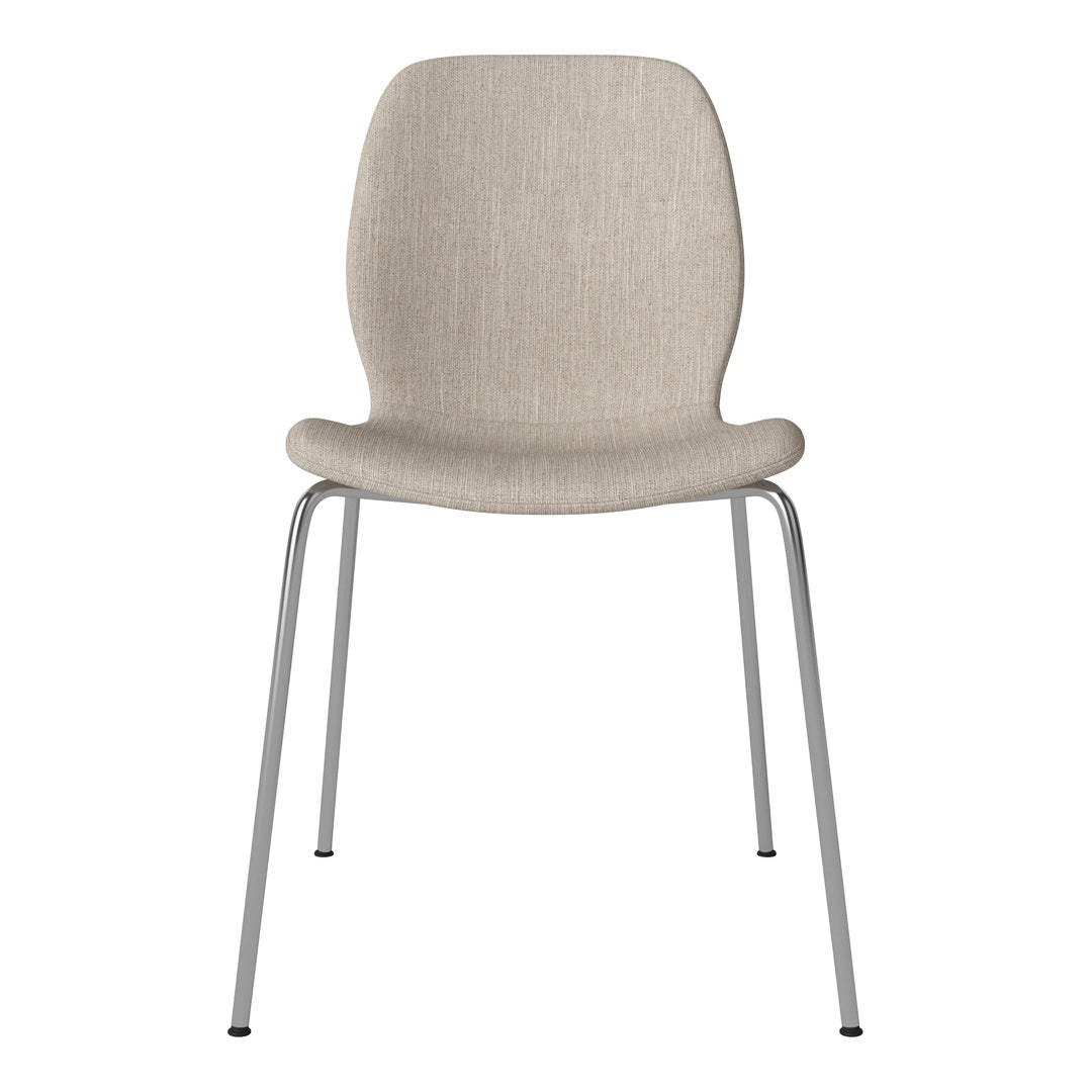 Chaise de salle à manger Seed - Rembourrée - Base chromée