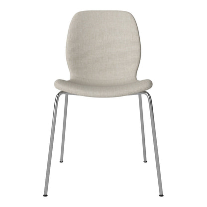 Chaise de salle à manger Seed - Rembourrée - Base chromée