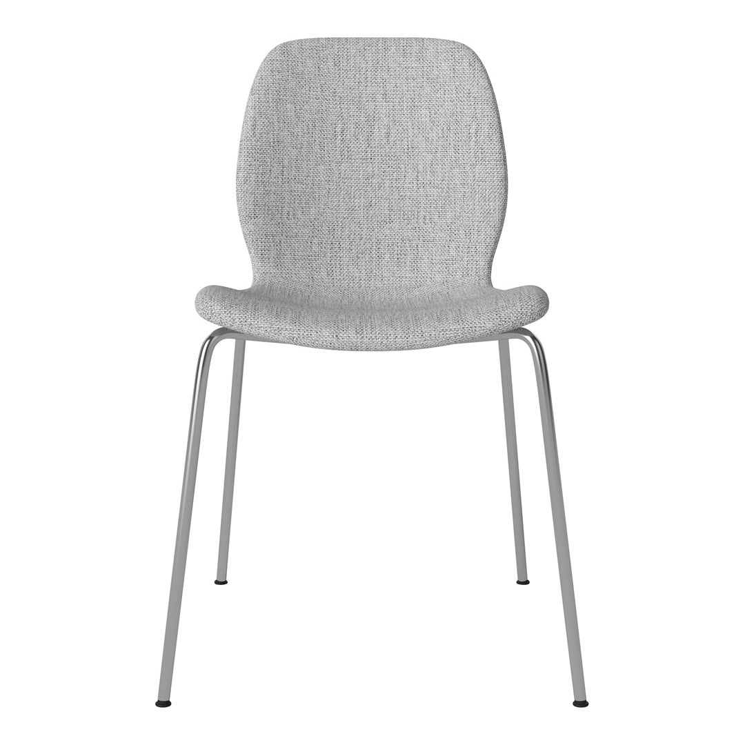 Chaise de salle à manger Seed - Rembourrée - Base chromée