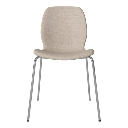 Chaise de salle à manger Seed - Rembourrée - Base chromée