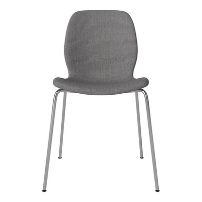 Chaise de salle à manger Seed - Rembourrée - Base chromée