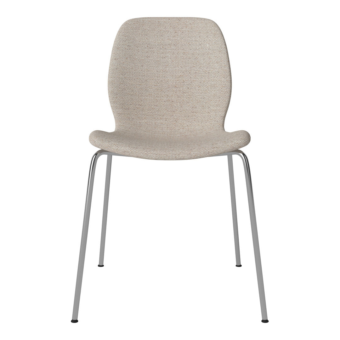 Chaise de salle à manger Seed - Rembourrée - Base chromée