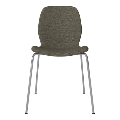 Chaise de salle à manger Seed - Rembourrée - Base chromée