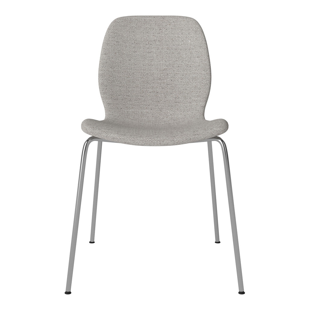 Chaise de salle à manger Seed - Rembourrée - Base chromée