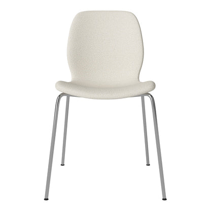 Chaise de salle à manger Seed - Rembourrée - Base chromée