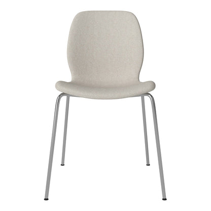 Chaise de salle à manger Seed - Rembourrée - Base chromée