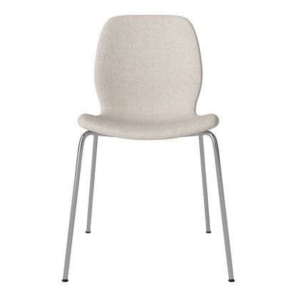 Chaise de salle à manger Seed - Rembourrée - Base chromée