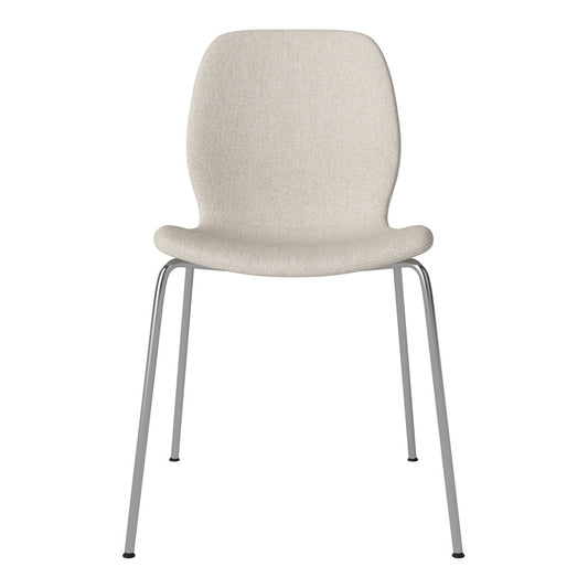 Chaise de salle à manger Seed - Rembourrée - Base chromée