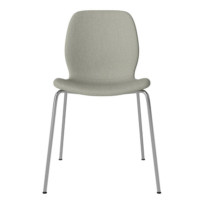 Chaise de salle à manger Seed - Rembourrée - Base chromée
