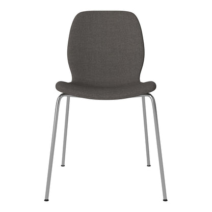 Chaise de salle à manger Seed - Rembourrée - Base chromée