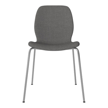 Chaise de salle à manger Seed - Rembourrée - Base chromée