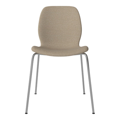 Chaise de salle à manger Seed - Rembourrée - Base chromée