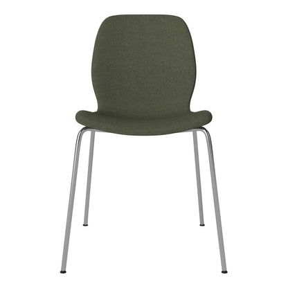 Chaise de salle à manger Seed - Rembourrée - Base chromée