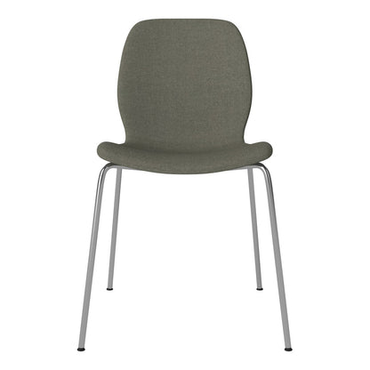 Chaise de salle à manger Seed - Rembourrée - Base chromée