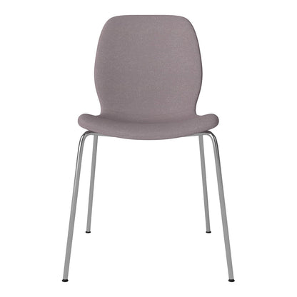 Chaise de salle à manger Seed - Rembourrée - Base chromée