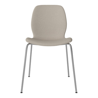 Chaise de salle à manger Seed - Rembourrée - Base chromée