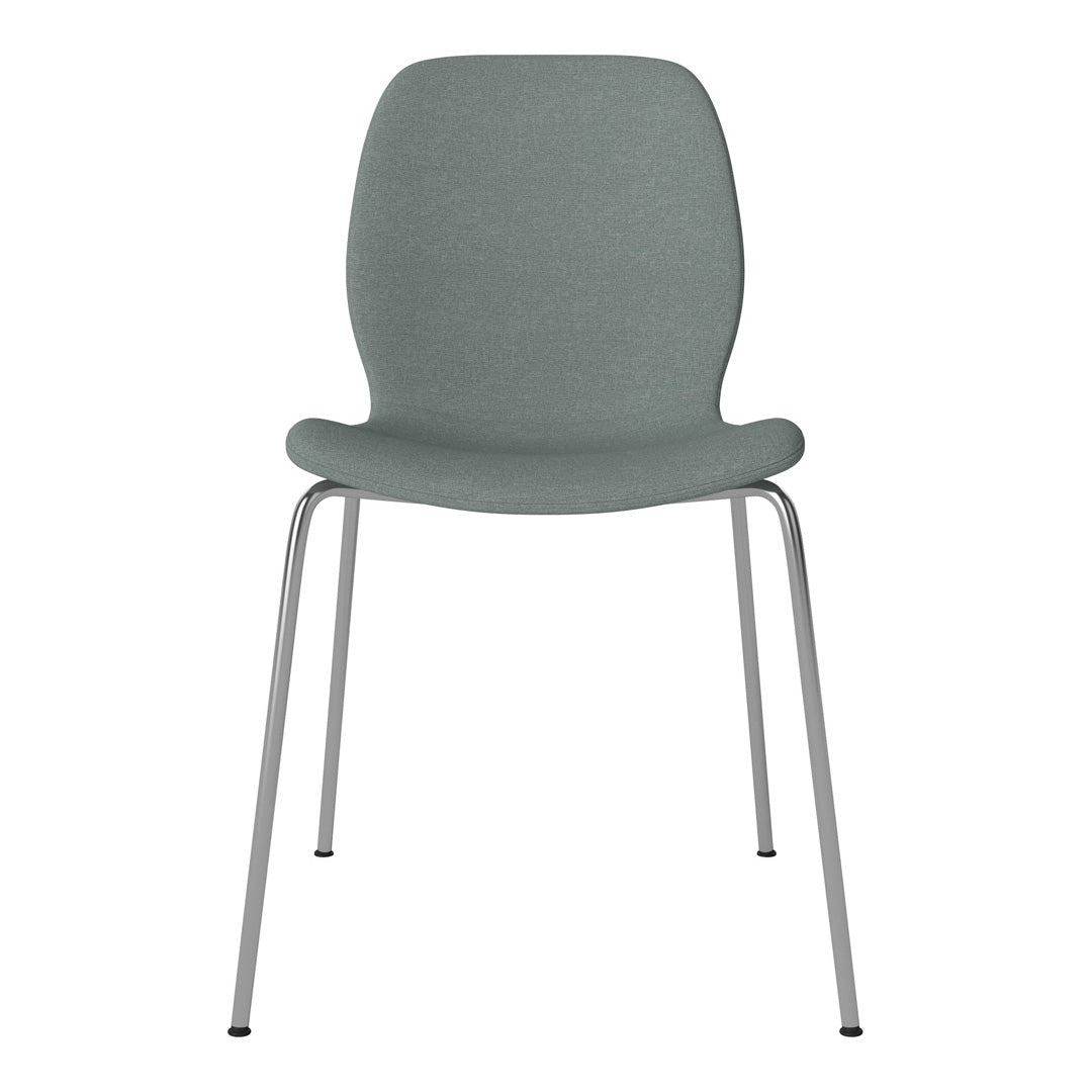 Chaise de salle à manger Seed - Rembourrée - Base chromée