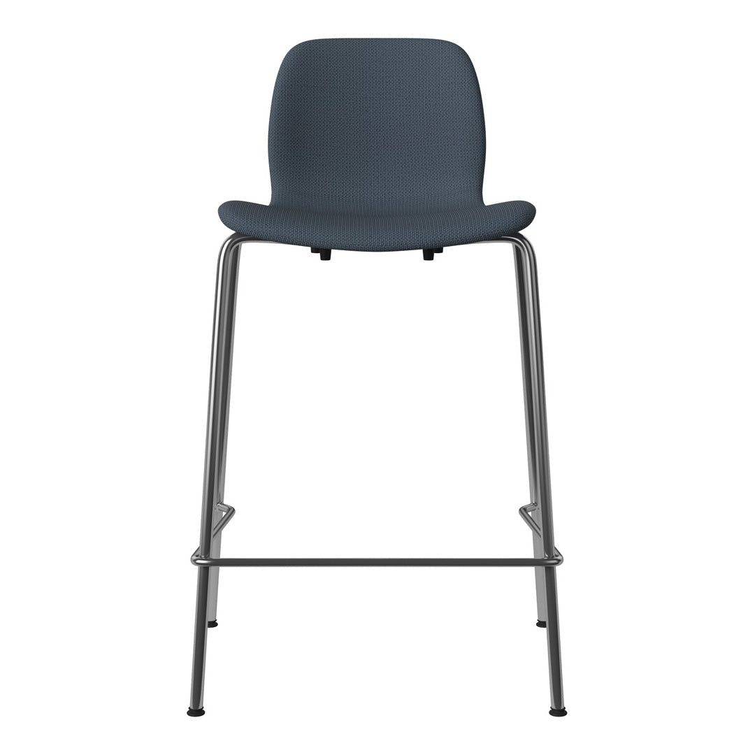 Chaise de comptoir Seed - Rembourrée - Base chromée