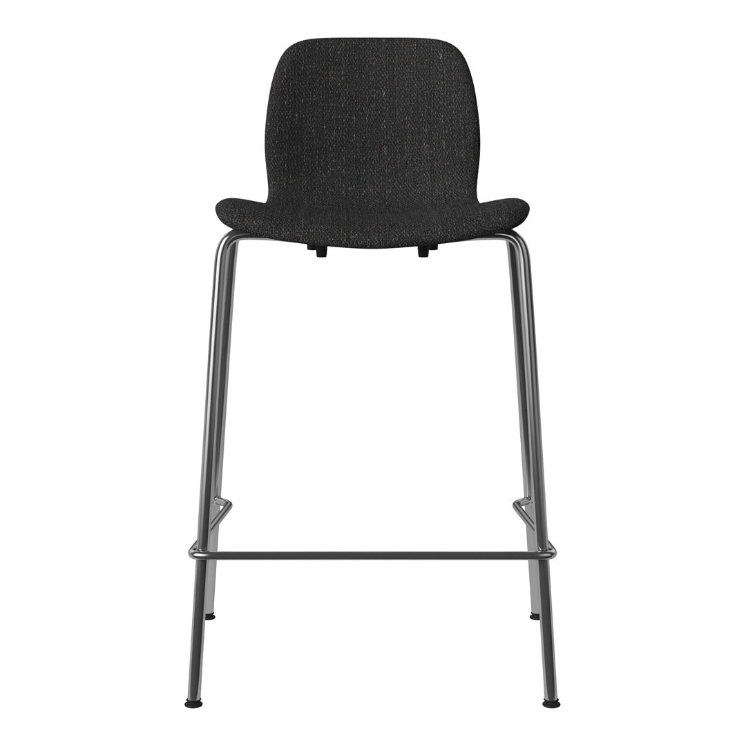 Chaise de comptoir Seed - Rembourrée - Base chromée