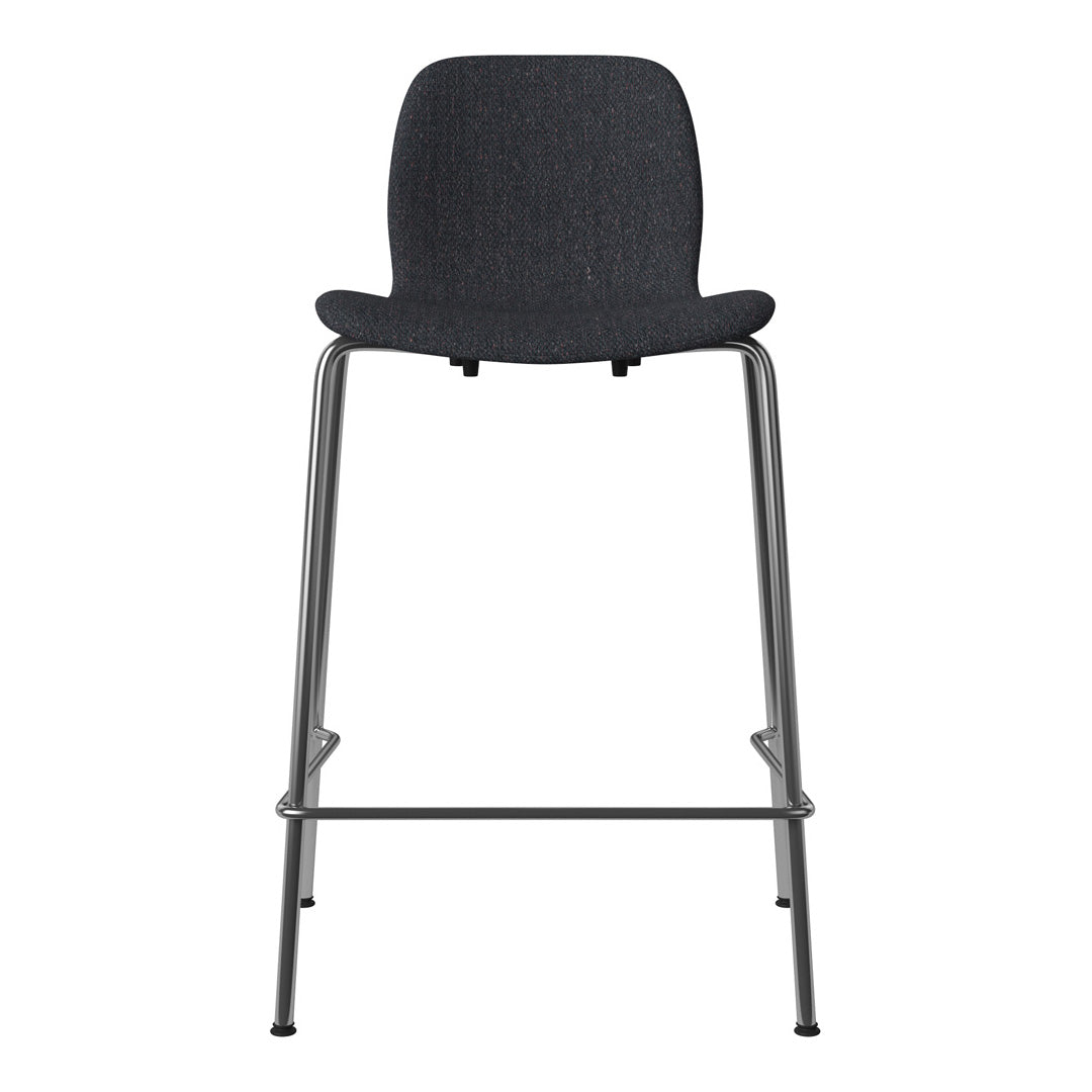 Chaise de comptoir Seed - Rembourrée - Base chromée