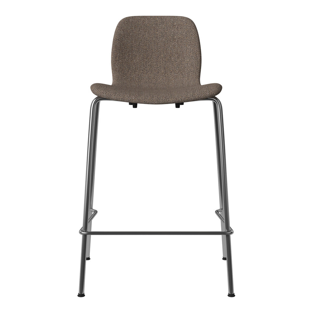 Chaise de comptoir Seed - Rembourrée - Base chromée