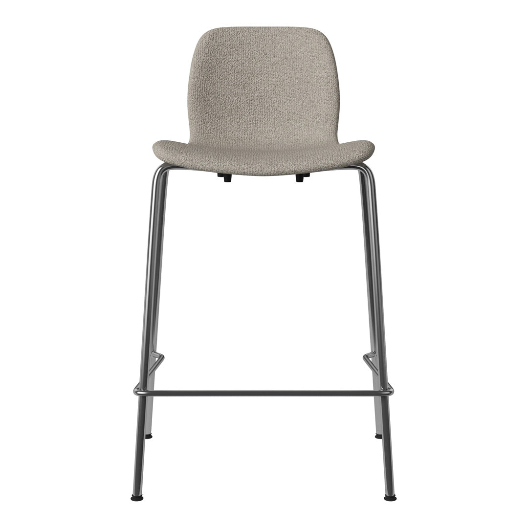 Chaise de comptoir Seed - Rembourrée - Base chromée