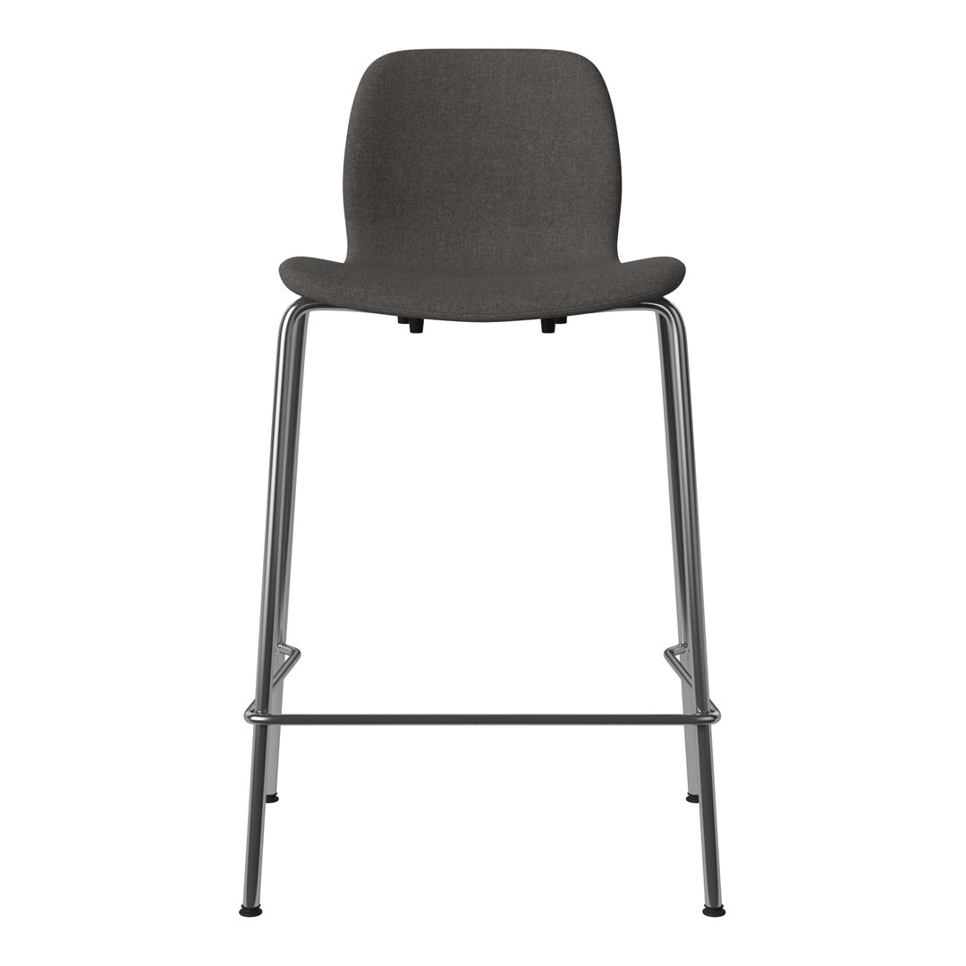 Chaise de comptoir Seed - Rembourrée - Base chromée