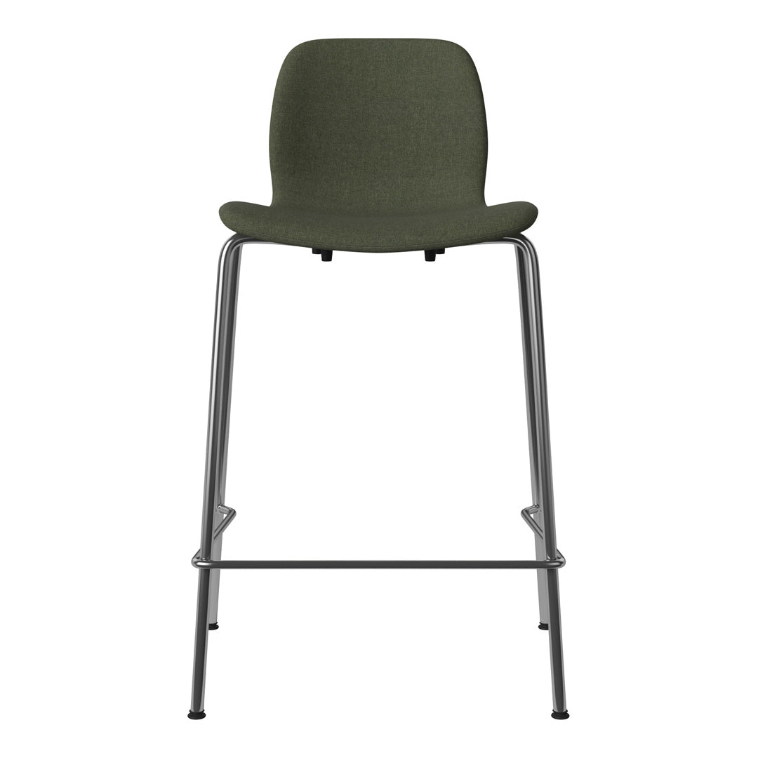 Chaise de comptoir Seed - Rembourrée - Base chromée