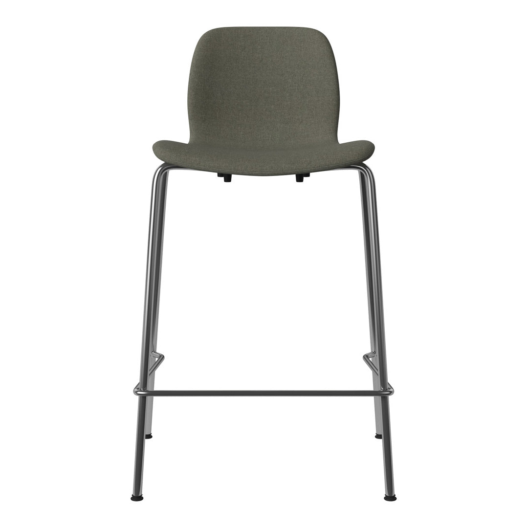 Chaise de comptoir Seed - Rembourrée - Base chromée