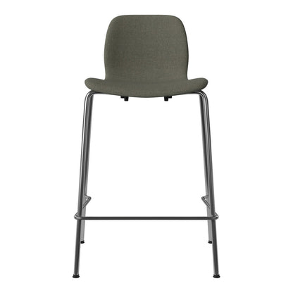 Chaise de comptoir Seed - Rembourrée - Base chromée