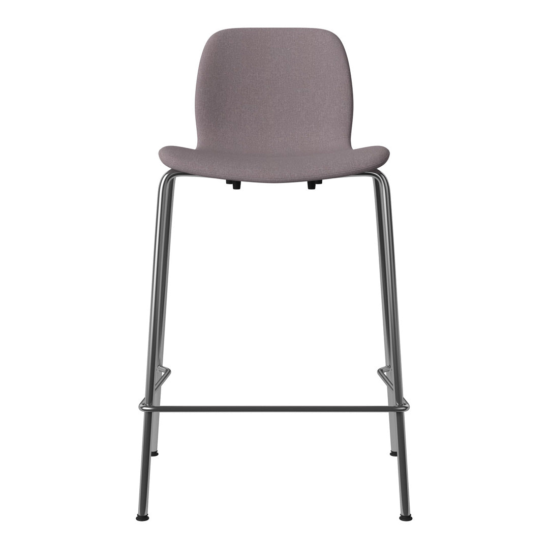 Chaise de comptoir Seed - Rembourrée - Base chromée