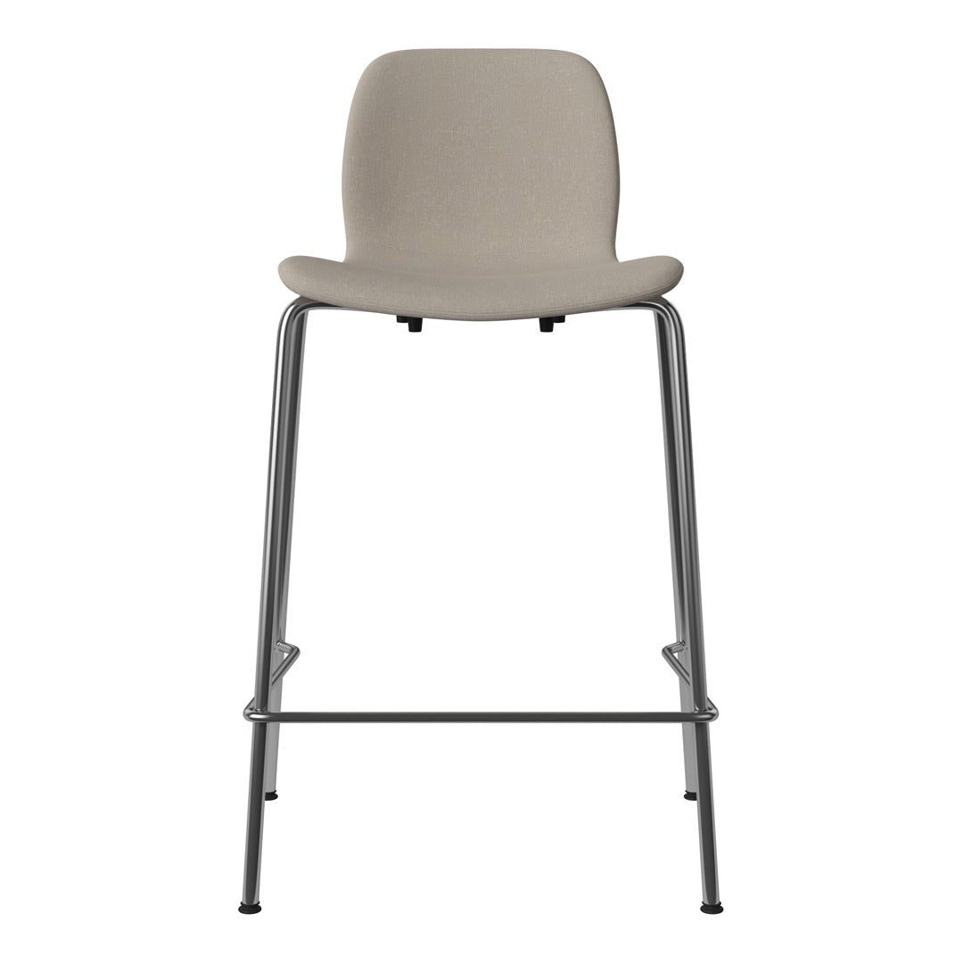 Chaise de comptoir Seed - Rembourrée - Base chromée