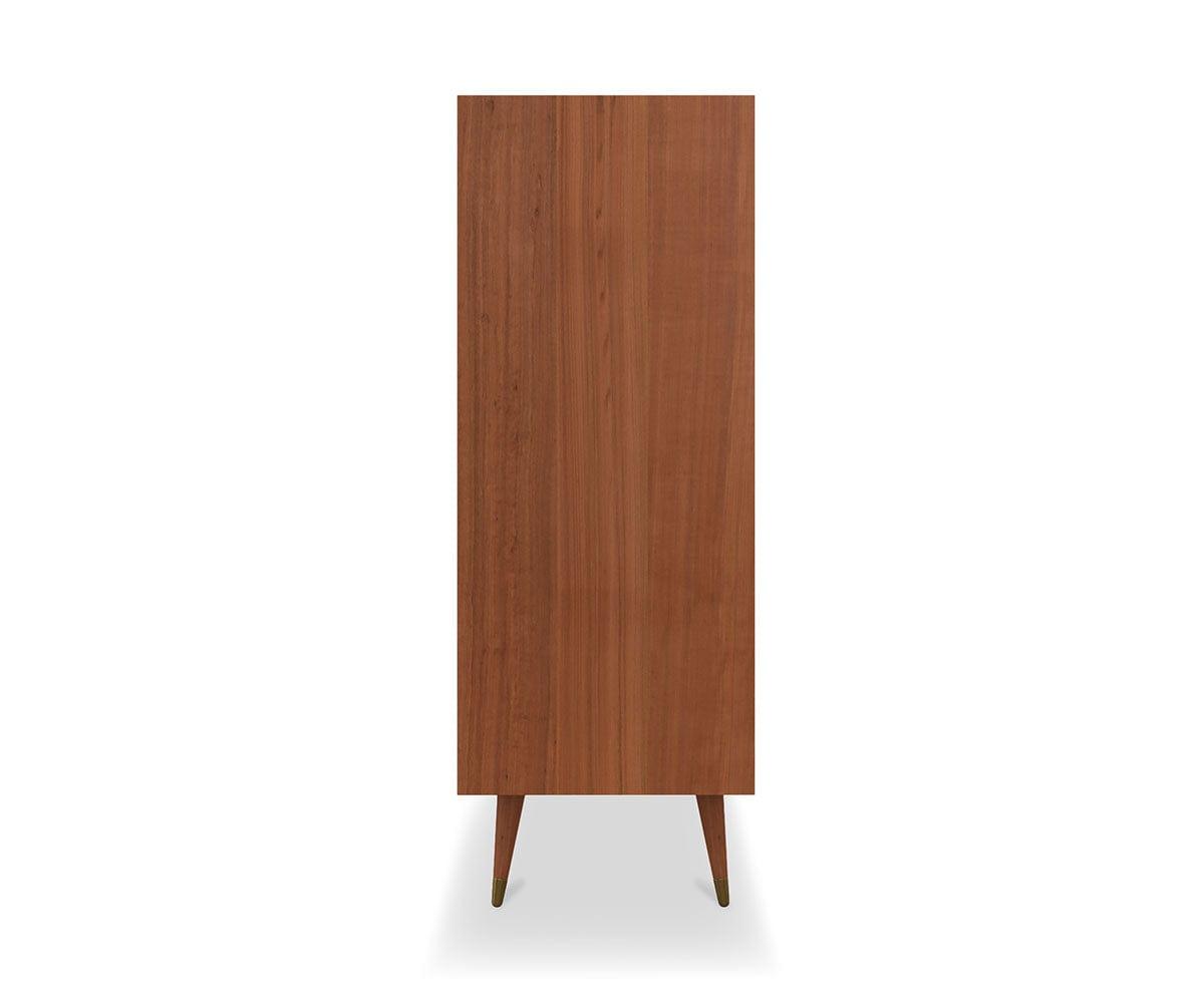 Commode haute Bolig - Teinte noyer clair