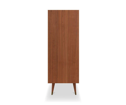 Commode haute Bolig - Teinte noyer clair