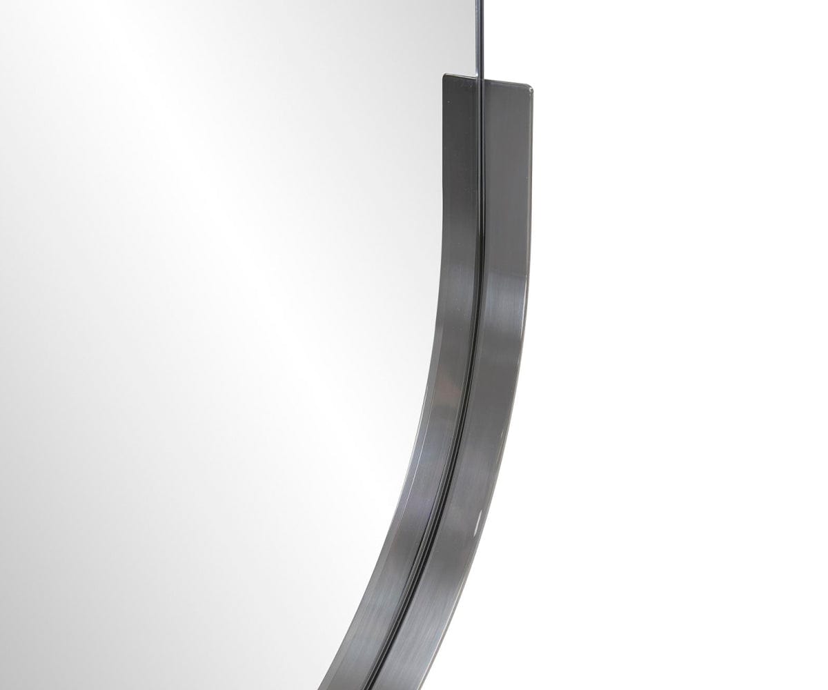 Miroir capsule en acier Dante