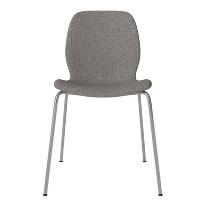 Chaise de salle à manger Seed - Rembourrée - Base chromée