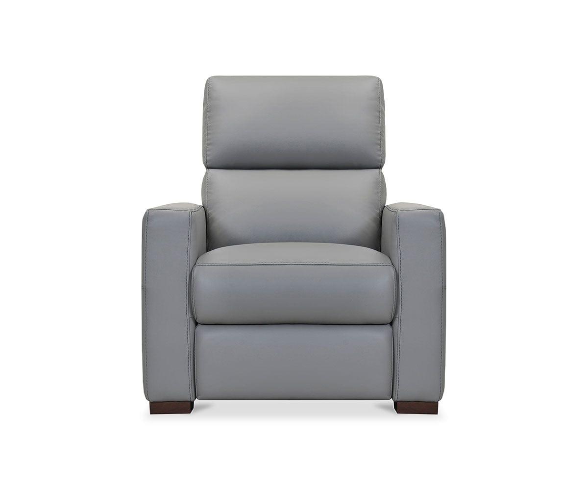 Fauteuil inclinable électrique en cuir Luka