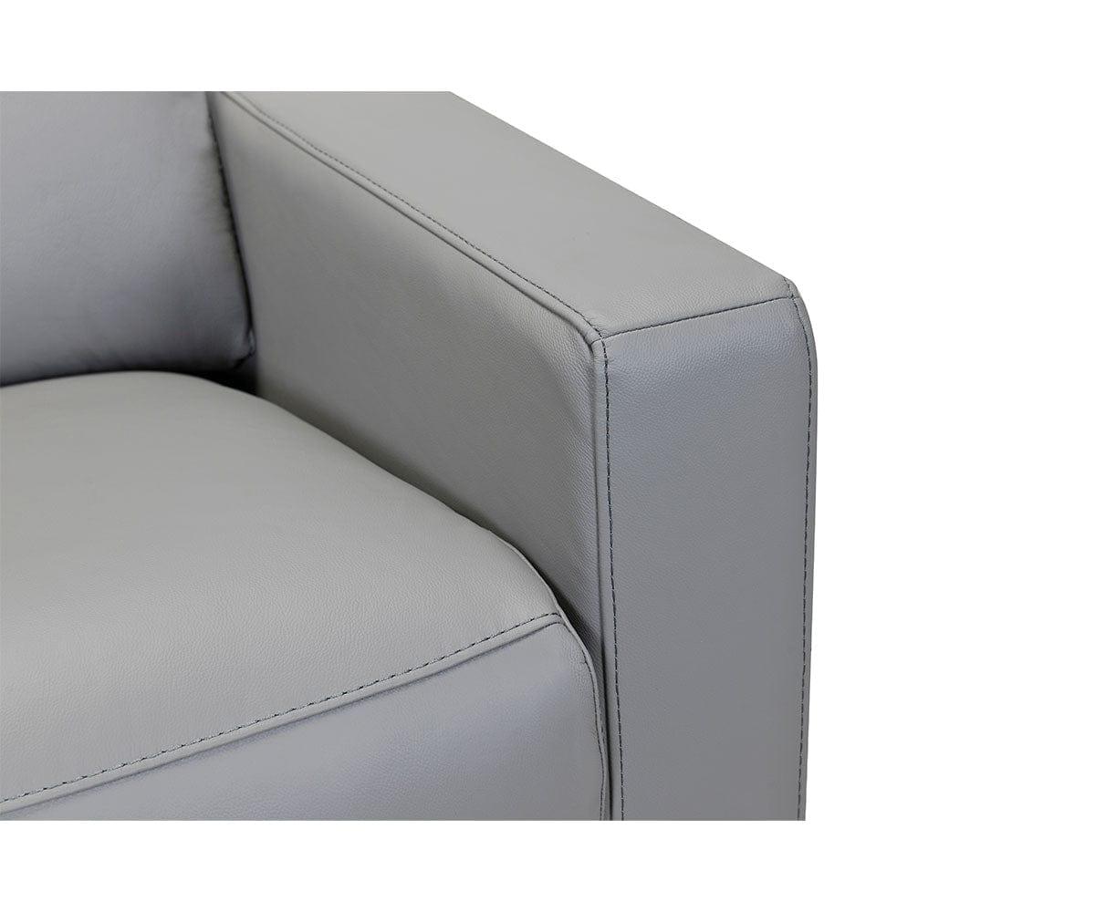 Fauteuil inclinable électrique en cuir Luka