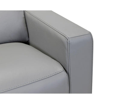 Fauteuil inclinable électrique en cuir Luka