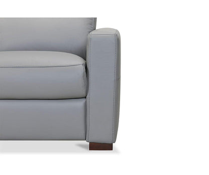 Fauteuil inclinable électrique en cuir Luka