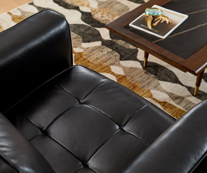 Chaise en cuir Turner