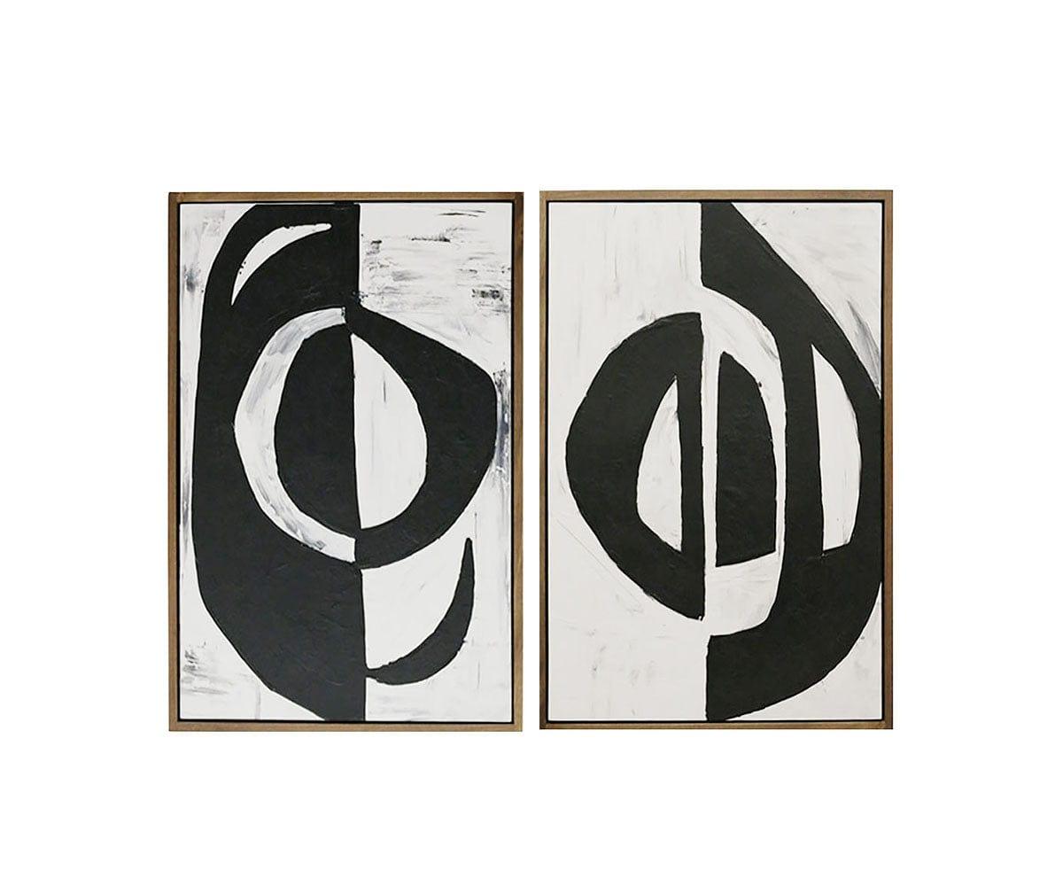 Ensemble d'art mural « Aperçus abstraits »