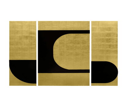 Art mural Silhouettes dorées