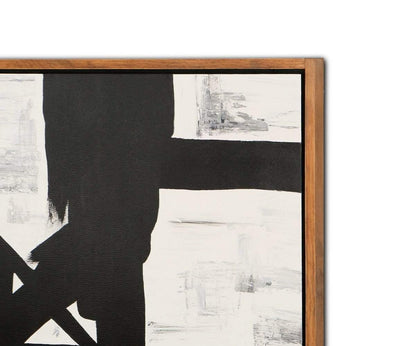 Art mural graphique abstrait Balkon